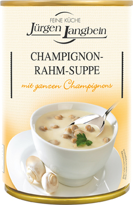 Supa crema de ciuperci (conserva) Juergen Langbein - 400 ml imagine produs 2021 Rinatura